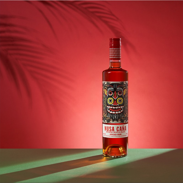 Nusa Cana Spiced Island Rum | Green Bottle | Rum