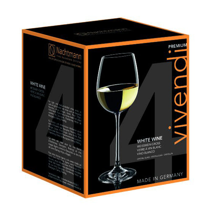 Nachtmann Large White Wine Glass Set of 4 Green Bottle Co.