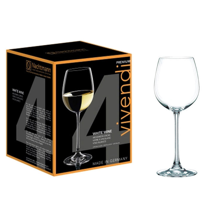 Nachtmann Large White Wine Glass Set of 4 Green Bottle Co.
