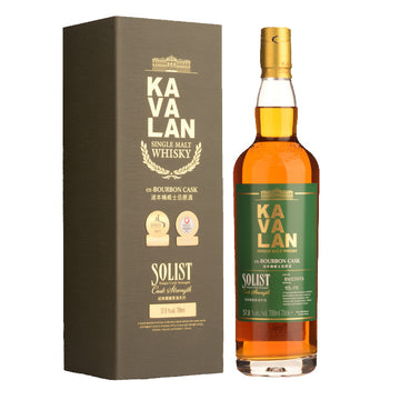 Kavalan Solist Ex-Bourbon Cask Strength Single Malt Whisky - Green Bottle Co.