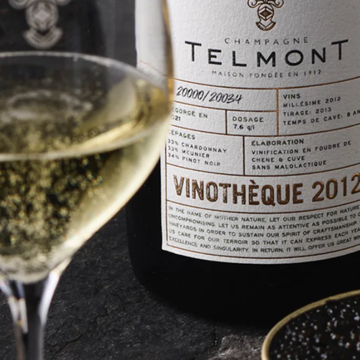 J. de Telmont Vinothèque Blanc de Blancs Champagne NV